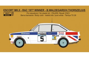 Decal – Ford Escort RS 1800 „British Airways“ - RAC 1977 winner